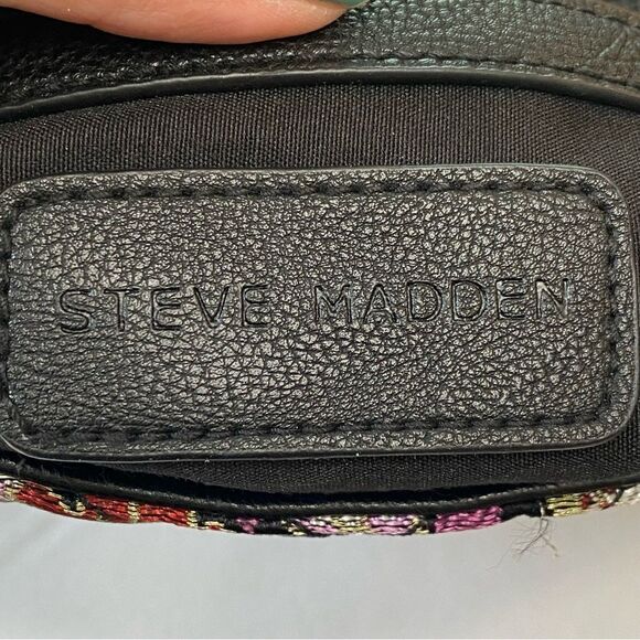 Steve Madden Quilted Brocade Floral Flap Purse - Picture 12 of 16